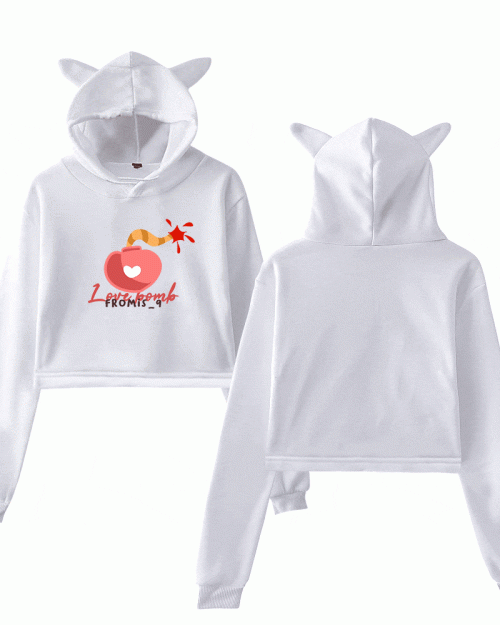 Fromis_9 Love Bomb Cropped Hoodie