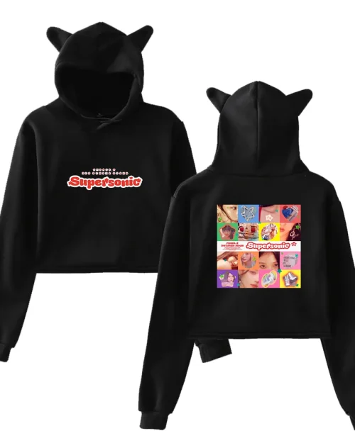 Fromis_9 Supersonic Cropped Hoodie